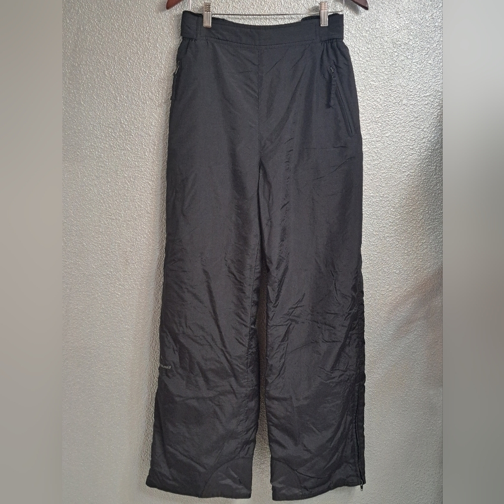 Head Ladie's Black Pull On Snow Pants  Size 12
